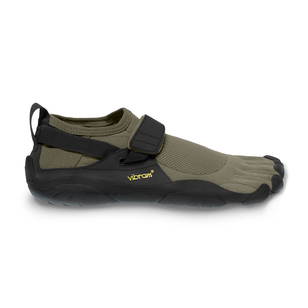 Vibram Five Fingers Mens Training Shoes - Olive/Black - KSO - 90531-JLVR